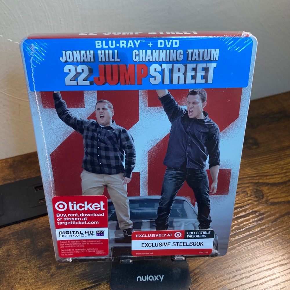 22 Jump Street Blu-ray DVD Target Exclusive Steelbook Jonah Hill Channing Tatum